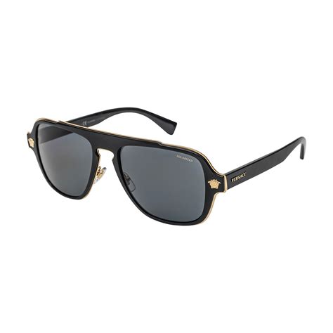 all black versace sunglasses|authentic black polarized versace sunglasses.